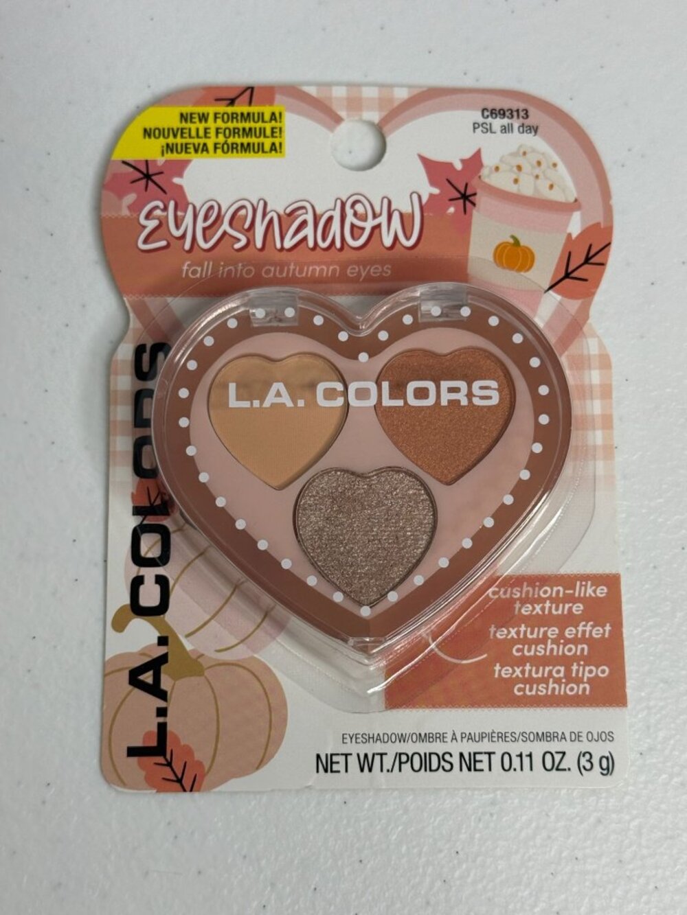L.A. Colors PSL All Day Eyeshadow Palette Pumpkin Spice Fall Coquette Makeup